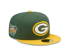 Green Bay Packers  New Era Super Bowl Series Letterman 59FIFTY Fitted Hat-Green