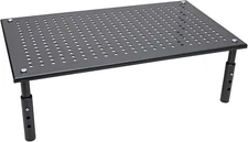 Tripp Lite Computer Monitor Stand, Adjustable Height, 18 x 11 in, Metal, Black