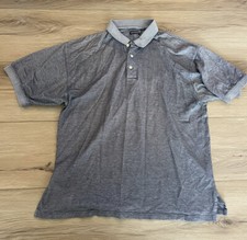 Gant Men's Polo Shirt Oxford Pique Rugger Grey Textured XL