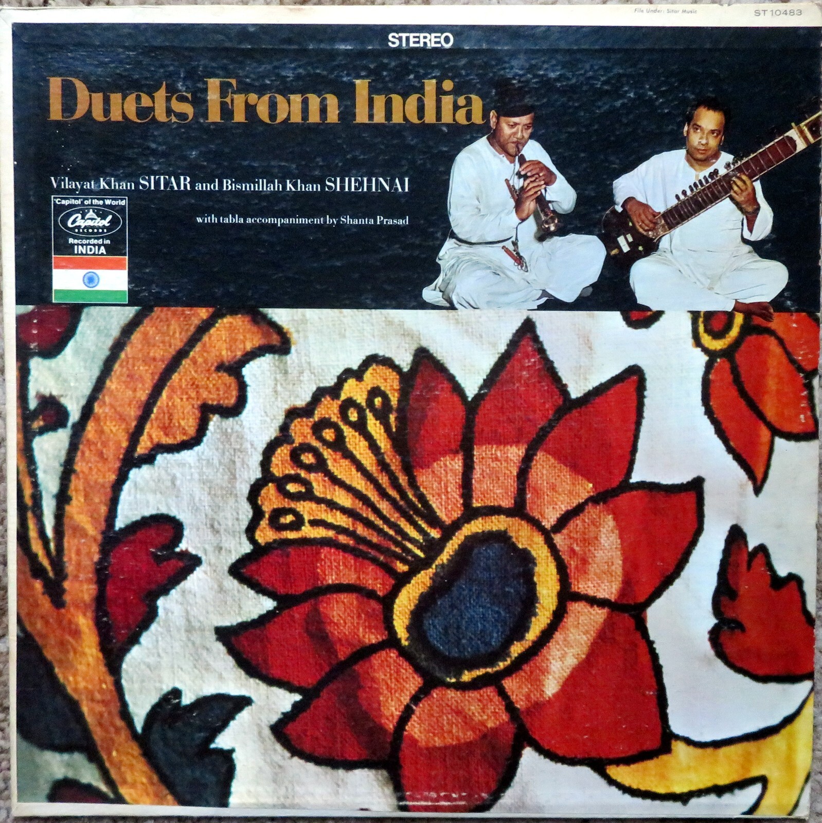 DUETS FROM INDIA - Vilayat and Bismillah Khan, Capitol Records ST10483, Stereo