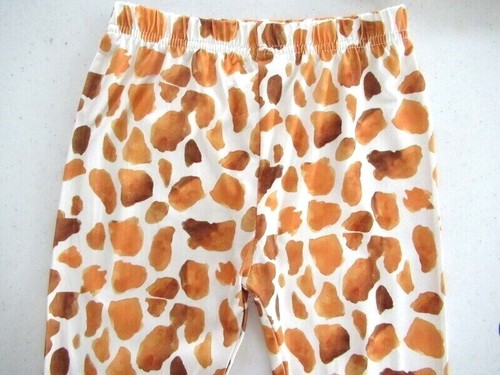 Girls 2 Pc Pants Set Flared Leg Giraffe Print Zoo Animal Long Sleeve Top NEW - Picture 6 of 11