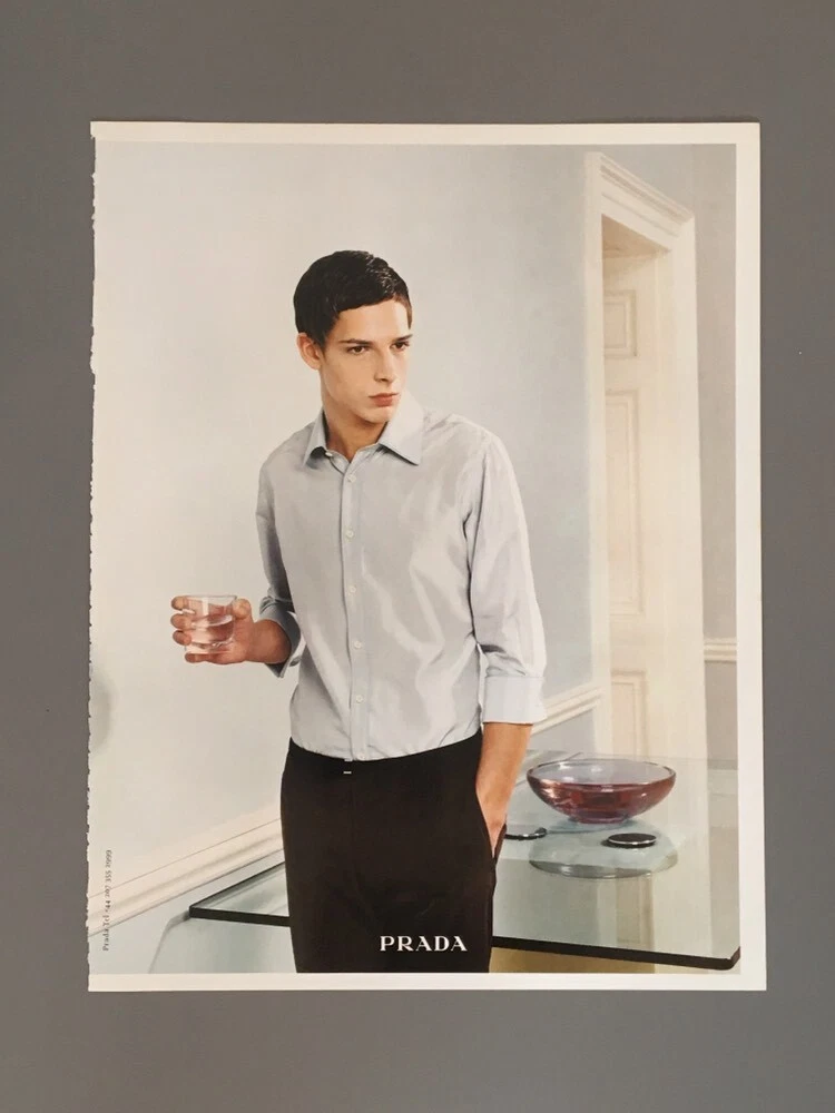 PRADA 1999 Vintage Magazine Print ad Fashion Po13