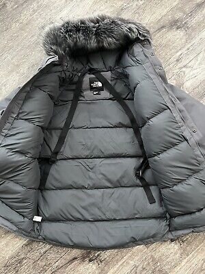 The North Face Outer Boroughs Parka Grey Hooded Down Winter The North Face Outer Boroughs Parka Grey Hooded Down Winter