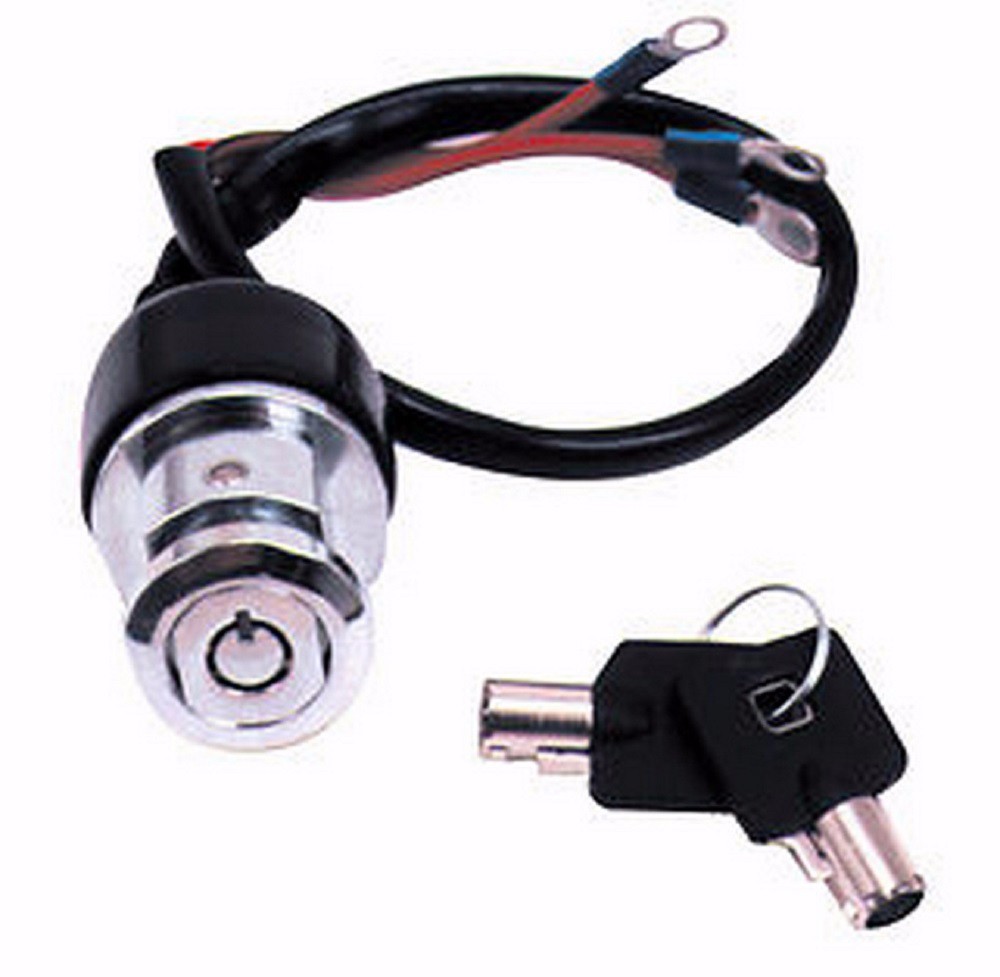 HARLEY IGNITION SWITCH Round Key Style w/ 2 Keys Dyna Sportster