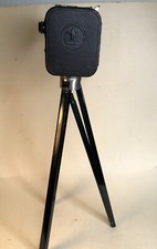 Pathex Paris France Movie Camera with Original Tripod Stand Vintage