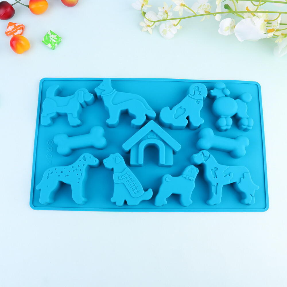 Dog Cake Tin Ghost Mold Silicone Ice Cube Trays Bones Biscuit eBay