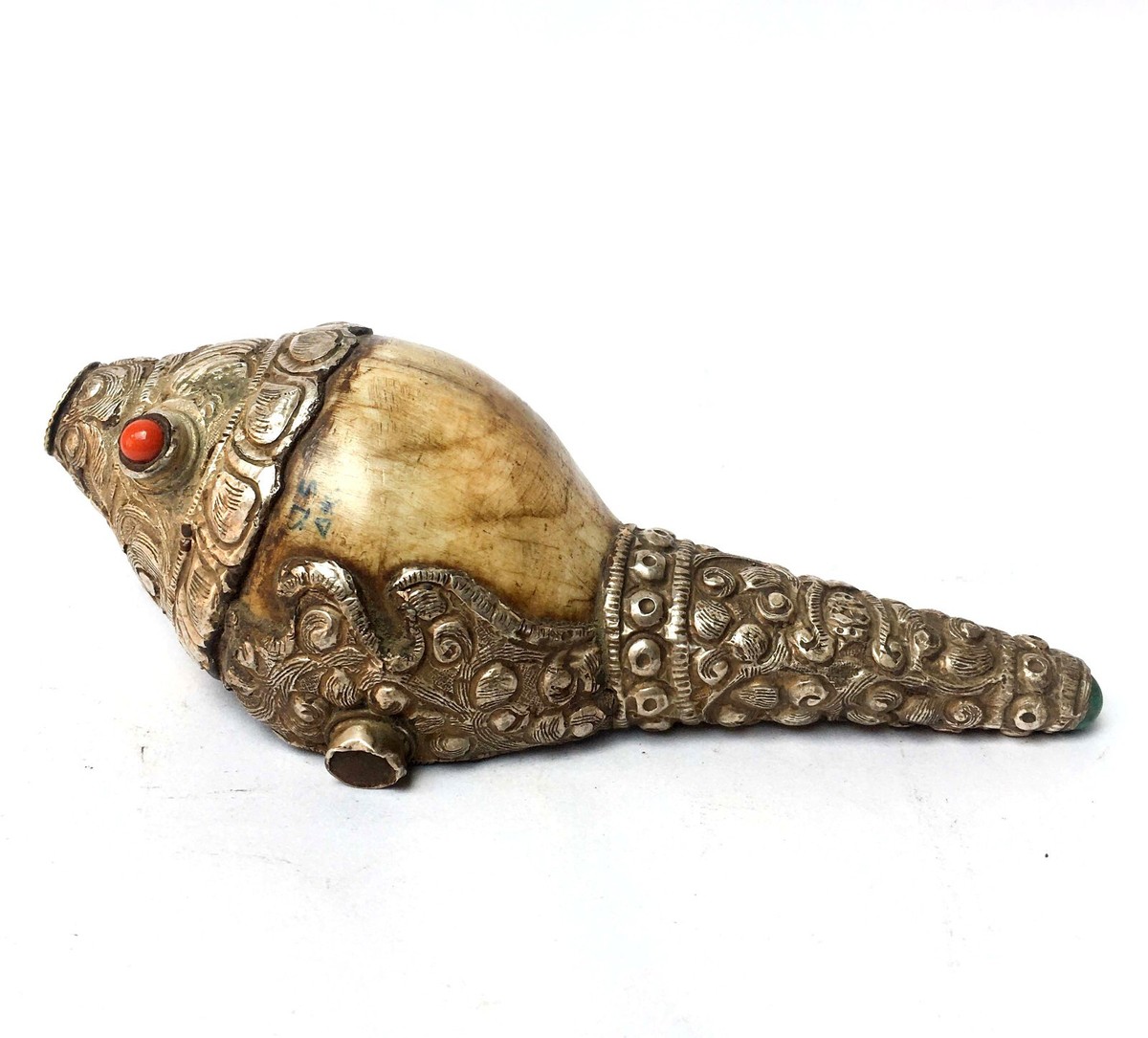 アンティークチベットホルンＡ 高品質 チベッタン ホルン；High Quality Tibetan Horn｜民族
