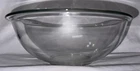 Vintage Pyrex #326 4 Quart 11 3/4” Diameter Clear Glass Mixing Bowl
