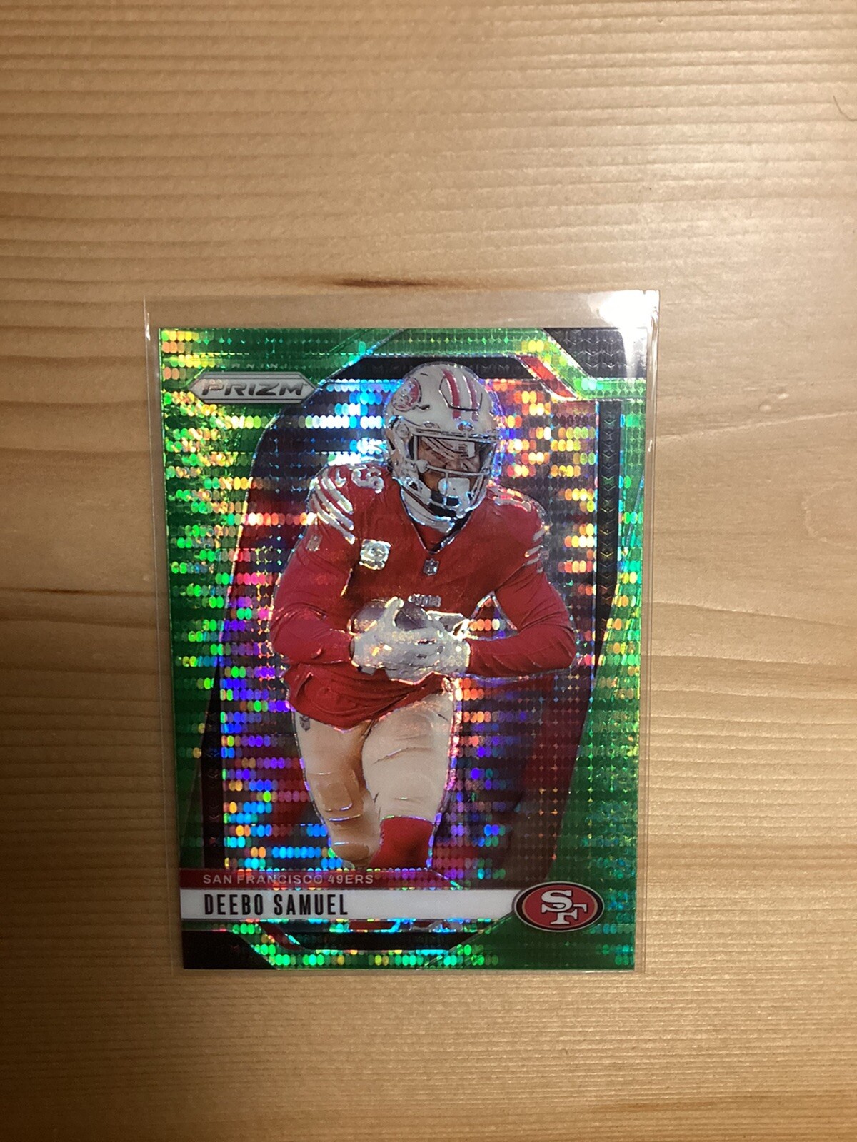 Deebo Samuel 2024 Panini Prizm Green Pulsar #252