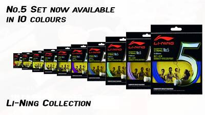 Li-Ning Performance Badmintonsaite Badmintonstring String NO.5 10m Set NEU
