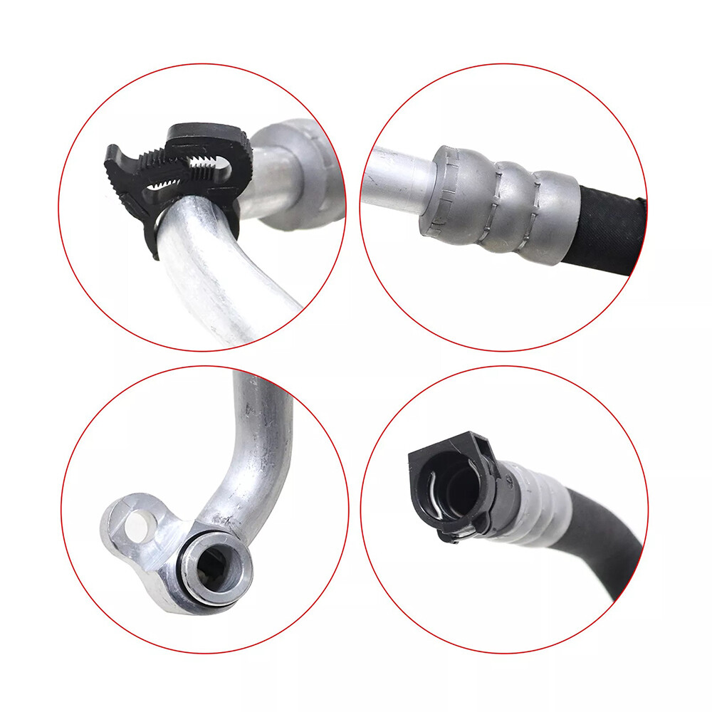 Engine Oil Cooler Line Hose Pipe 17227589509 17227589510 For BMW 550i 650i 750i