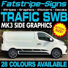 to fit RENAULT TRAFIC MK3 SWB L1 GRAPHICS STICKERS DECALS STRIPES CAMPER VAN