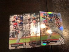 2017 Bowman Draft Connor Wong 27 Card Lot