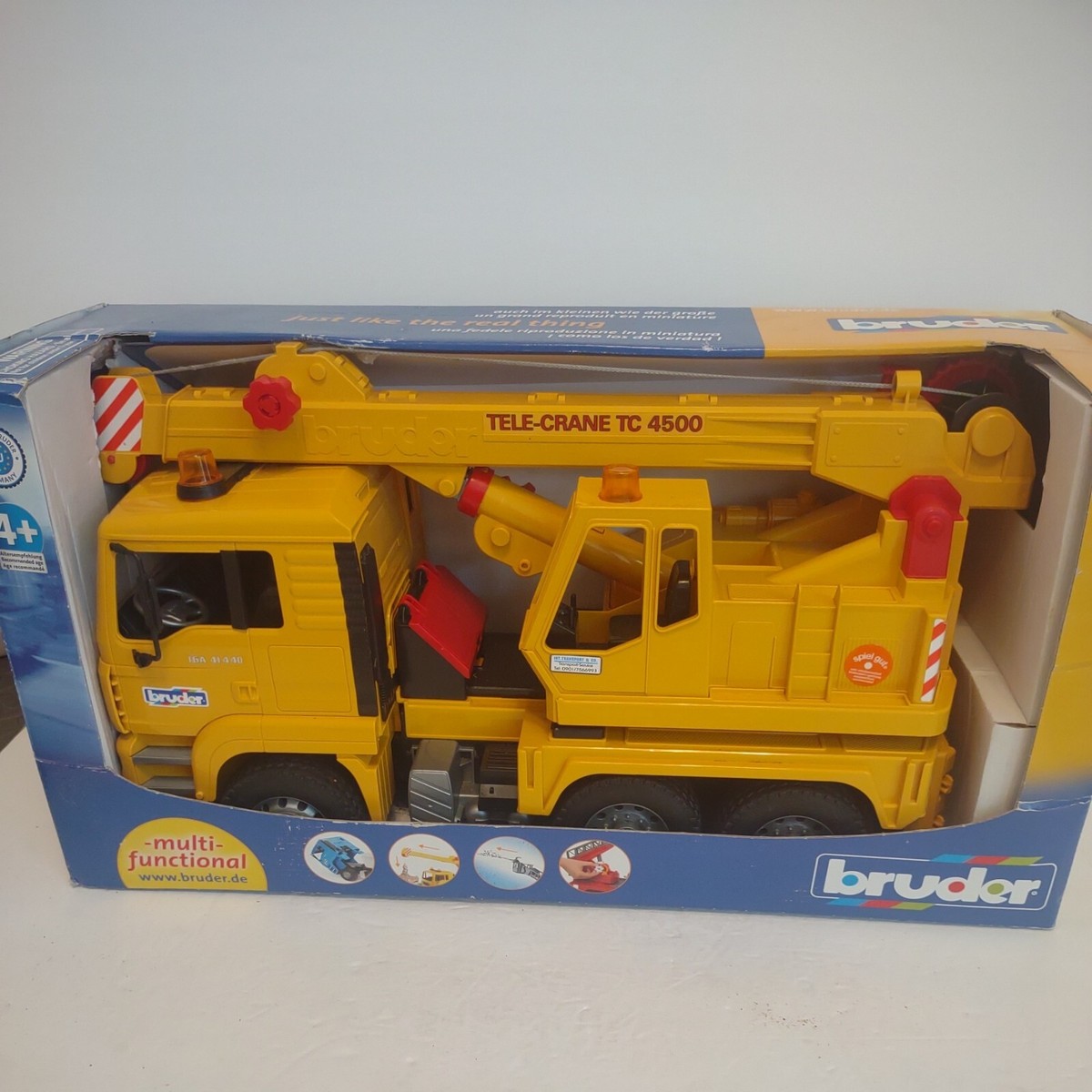 MAN TELE-CRANE TC 4500 クレーン車セット　トミカ Bruder Man Tele-Crane TC 4500 Construction Toy Made in
