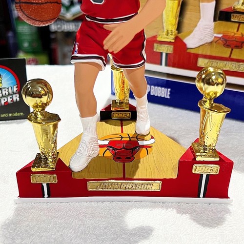 Bobblehead John Paxson Chicago Bulls 3X Campeón "The Last Dance" NBA #360 - Imagen 3 de 10