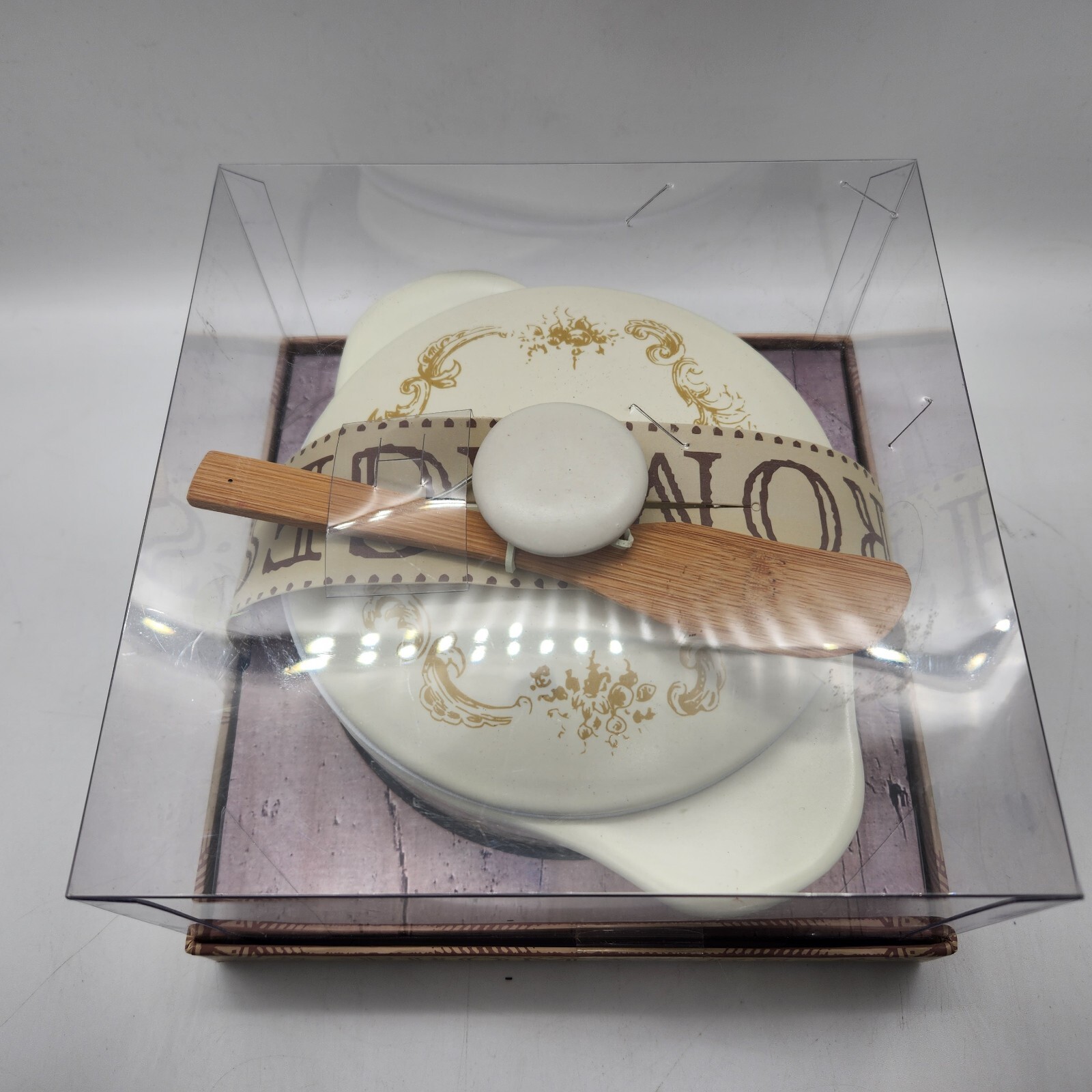 Wild Eye Designs Brie Cheese Baker Set 2 Piece Baker & Spreader eBay