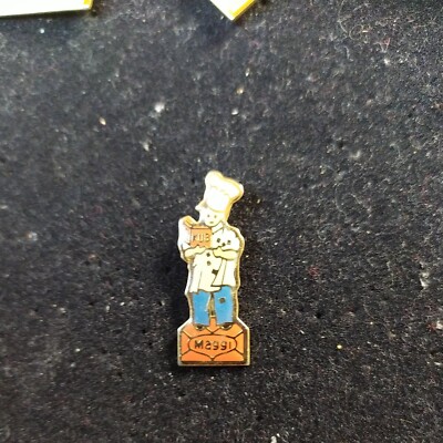 Pin's Vintage Toque De Chef Cuisinier - Métal Doré 2D - Occasion