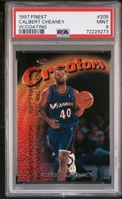 1997 TOPPS FINEST W/COATING #205 CALBERT CHEANEY PSA 9