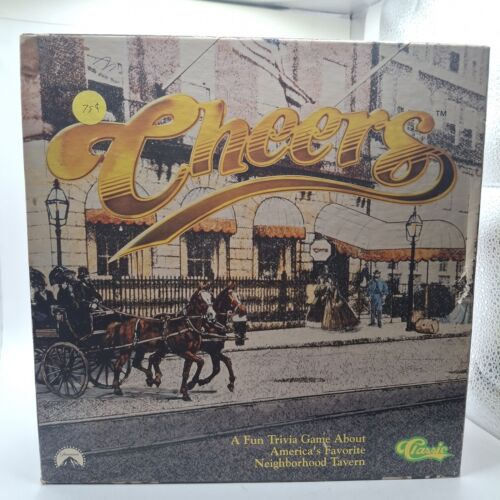 Vintage 1992 Cheers Classic Trivia Board Game Complete In Box Ages 12+