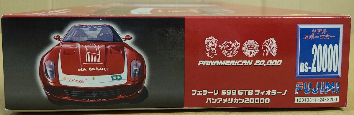 FUJIMI Ferrari 599 GTB Fiorano Panamerican 20000 1/24