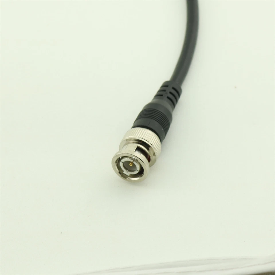 1pcs BNC Male to BNC Male Plug 75ohm Coaxial Cable for CCTV Cameras 1.5ft Black - Image 4 of 4