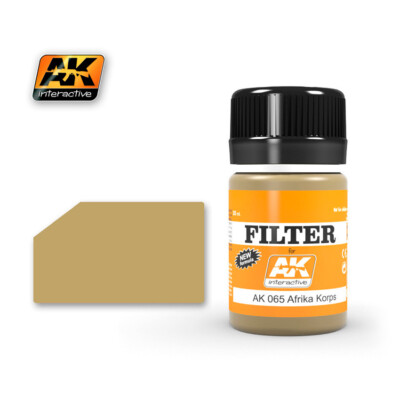 AK interactive 065 - Filter - Light Brown for Desert  - 35 ml /1 Ltr = 131,14  