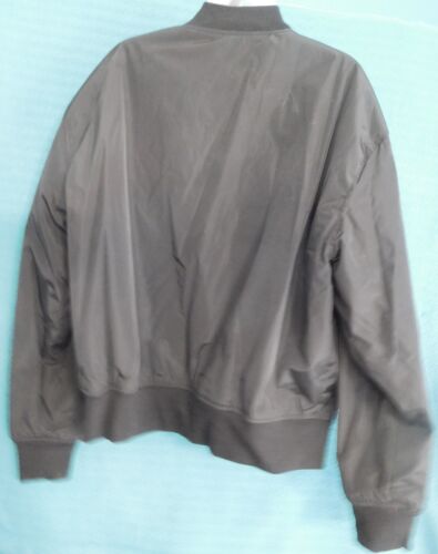 Star Wars Rebel Alliance Bomber Jacket Men's Large Black X-Wings Patch - Picture 2 of 12