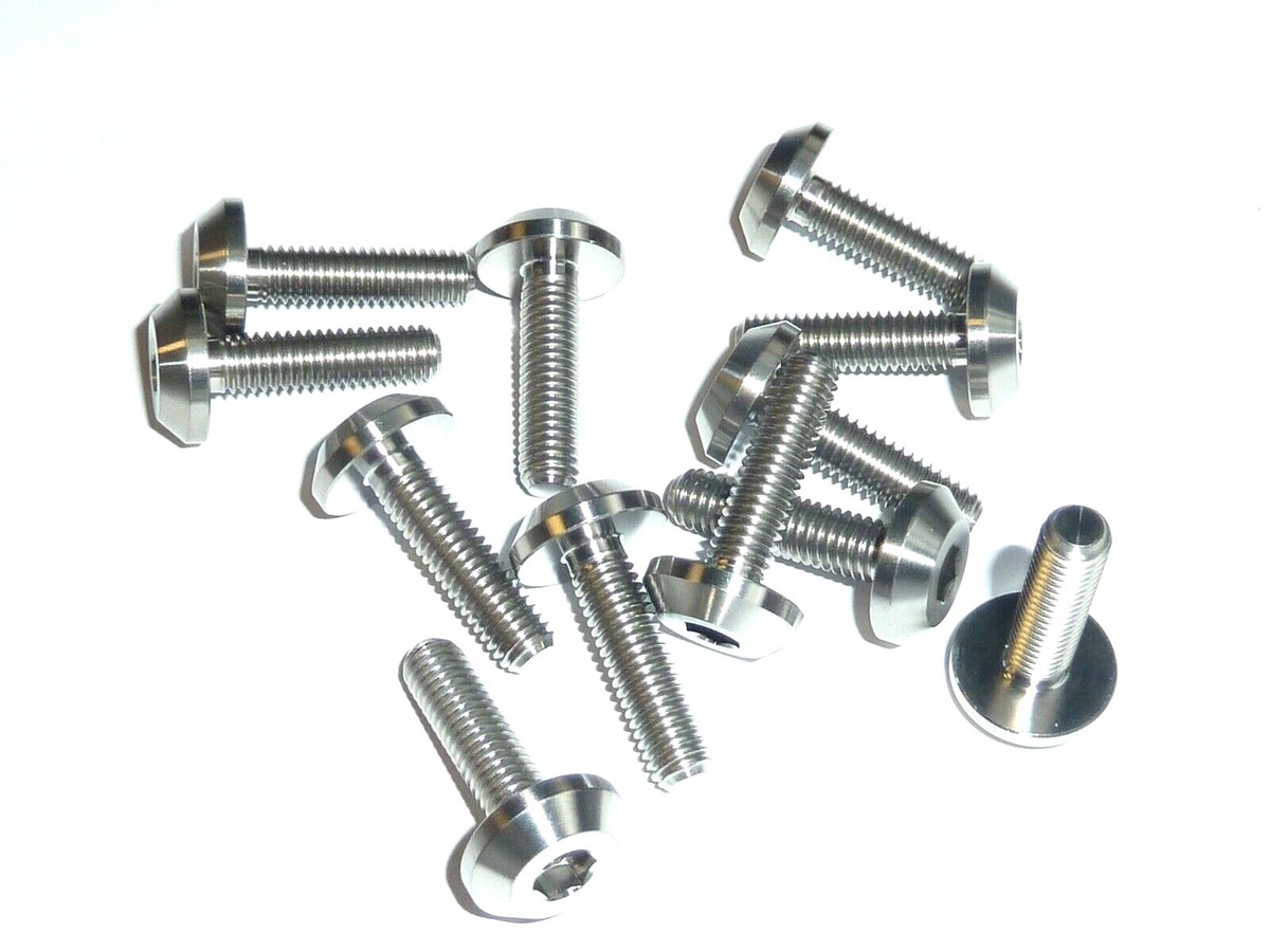 M6X23 FAIRING PAN HEAD BOLT REPLACEMENT SCREW TITANIUM 92153-1267