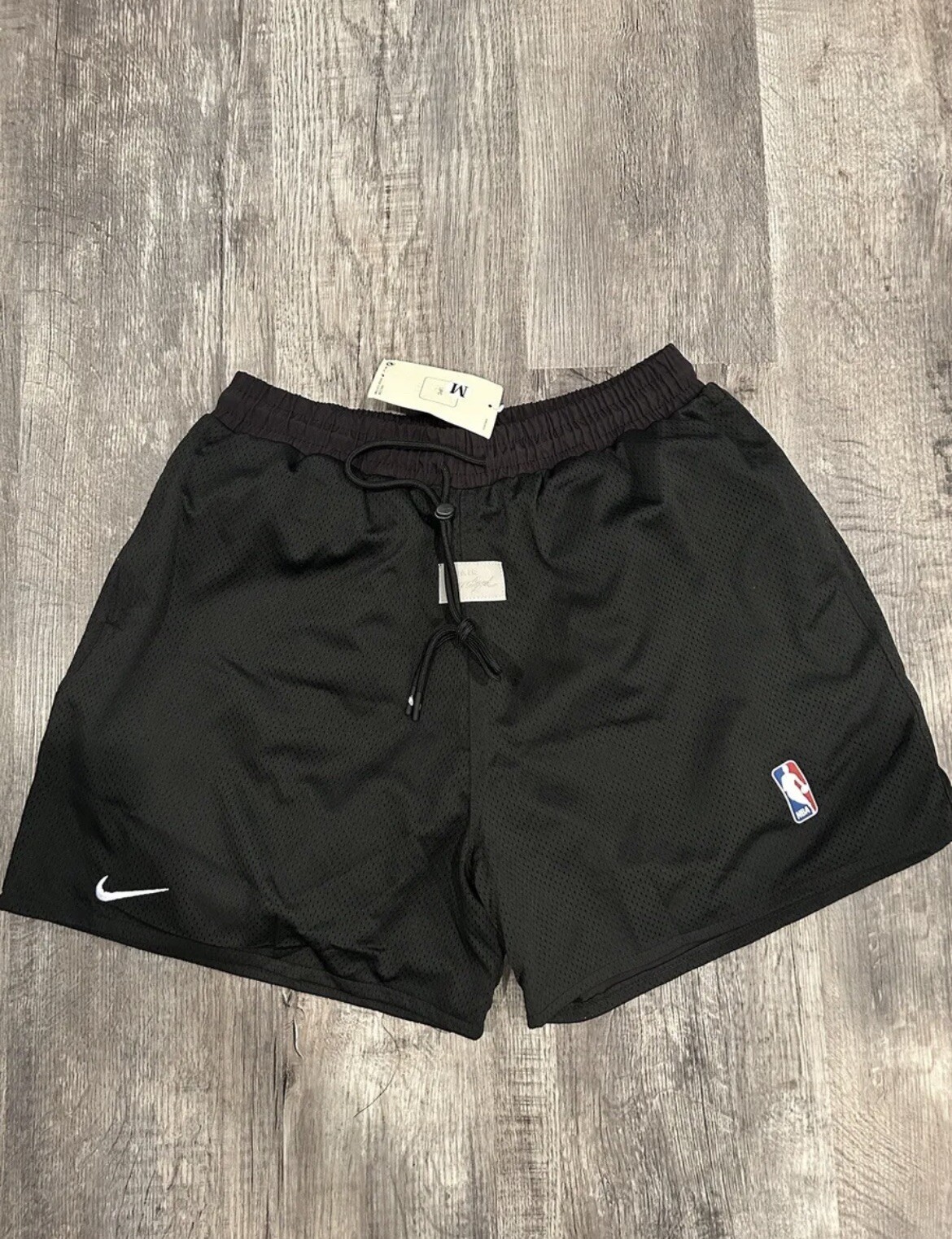 Nike x Fear of God x NBA Basketball Shorts FOG Brand New Black Size M