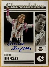 2023 Panini Chronicles WWE Brutus "The Barber" Beefcake Autograph Auto