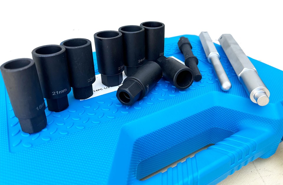 14pcs 1/2" Dr. Wheel Locking Nut Removal Tool Kit Rim Lock Release Tool Set eBay