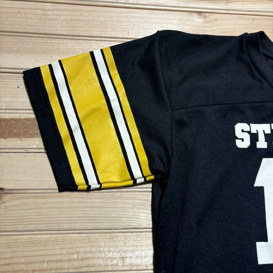 Camiseta Vintage Terry Bradshaw #12 Pittsburgh Steelers NFL Tamanho Grande Rawlings - Imagem 3 de 4