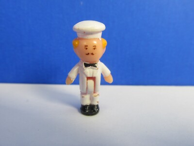 Vintage POLLY POCKET Ersatz MR FRY FIGUR für RESTAURANT Spielset Bluebird 1990