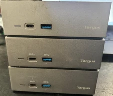 Lot of 3 Targus Thunderbolt 3 Dock Docking Station No Power Supply DOCK220USZ-50