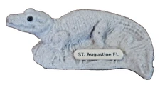Mr. Sandman 2020 Real Sand Sculpture Of St. Augustine Florida Alligator 5" X 3"
