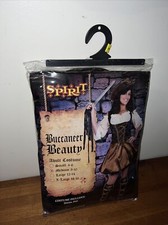 Spirit Buccaneer Pirate Beauty Adult Women's Halloween Costume Size Medium 8-10