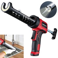 Battery Powered Electric Cordless Caulking Gun Handheld Glass Mastic Glue Gun UK