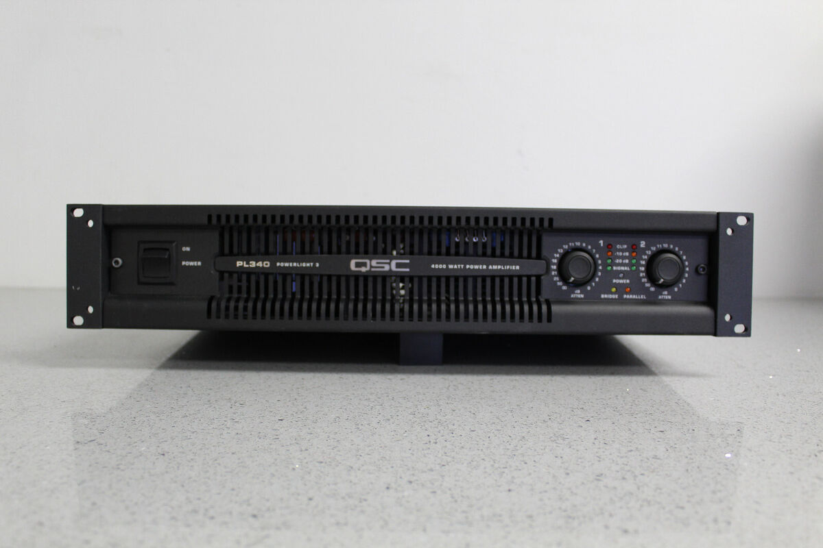 QSC PL-340 Powerlight 3 4000watt Professional Audio Power QSC PL-340 Powerlight 3 4000watt Professional Audio Power