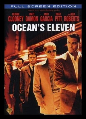 Ocean's Eleven George Clooney , Matt Damon , Andy Garcia DVD THE MOVIE #0145