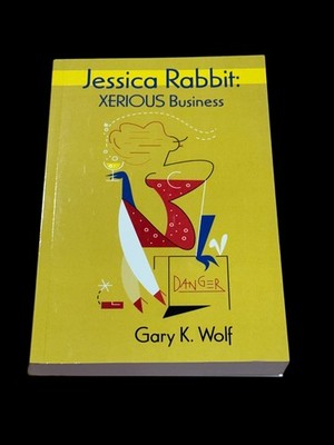 Gary K. Wolf Who Framed Roger Rabbit Creator Signed Autograph Book Sketch JSA