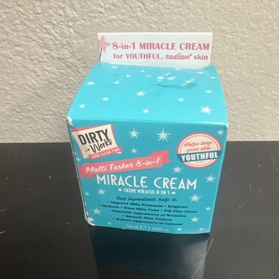 Dirty Works Miracle Cream Multi-tasker 8-in-1 Face & Neck Cream 1.69 Fl Oz
