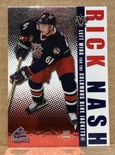 2002-03 Rick Nash Pacific Vanguard Rookie Card #109 /1650. rookie card picture