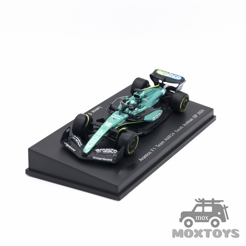 Spark 1:64 AM Aramco F1 Team AMR24 2024 Diecast model Car - Picture 6 of 12