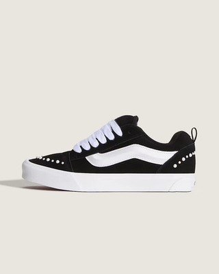 Vans Knu Skool Retro Style Schuhe schwarz/weiß
