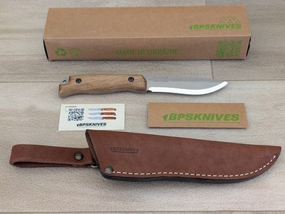BPS Knives Hunting Camping Knife 4.25'' 5Cr14MoV Stainless Steel Walnut HK1SSH 18