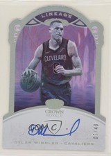 2019-20 Panini Crown Royale Lineage Scripts 7/49 Dylan Windler #NL-DWD Auto fm0