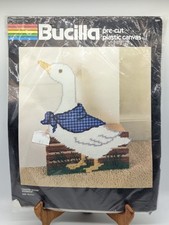 Bucilla Kit 5791 Pre-Cut Plastic Canvas Country Goose Doorstop