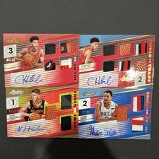 NBA Absolute Auto Patch Lot Hutchison /10 /25 Huerter /149 Zhaire Smith /25