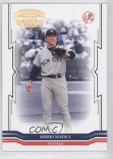 2005 Donruss Throwback Threads Gold Century Proof 84/100 Hideki Matsui #127 0b9