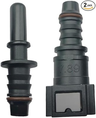 7.89mm 5/16 (8mm) ID Barb Straight Fuel Line Quick Connect Release Hose Disconne